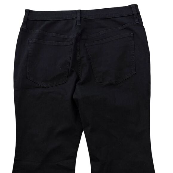 Madewell Slim Skinny Flare Jeans Black Frost Stretch Work Women’s Size 33 NEW - Picture 8 of 11